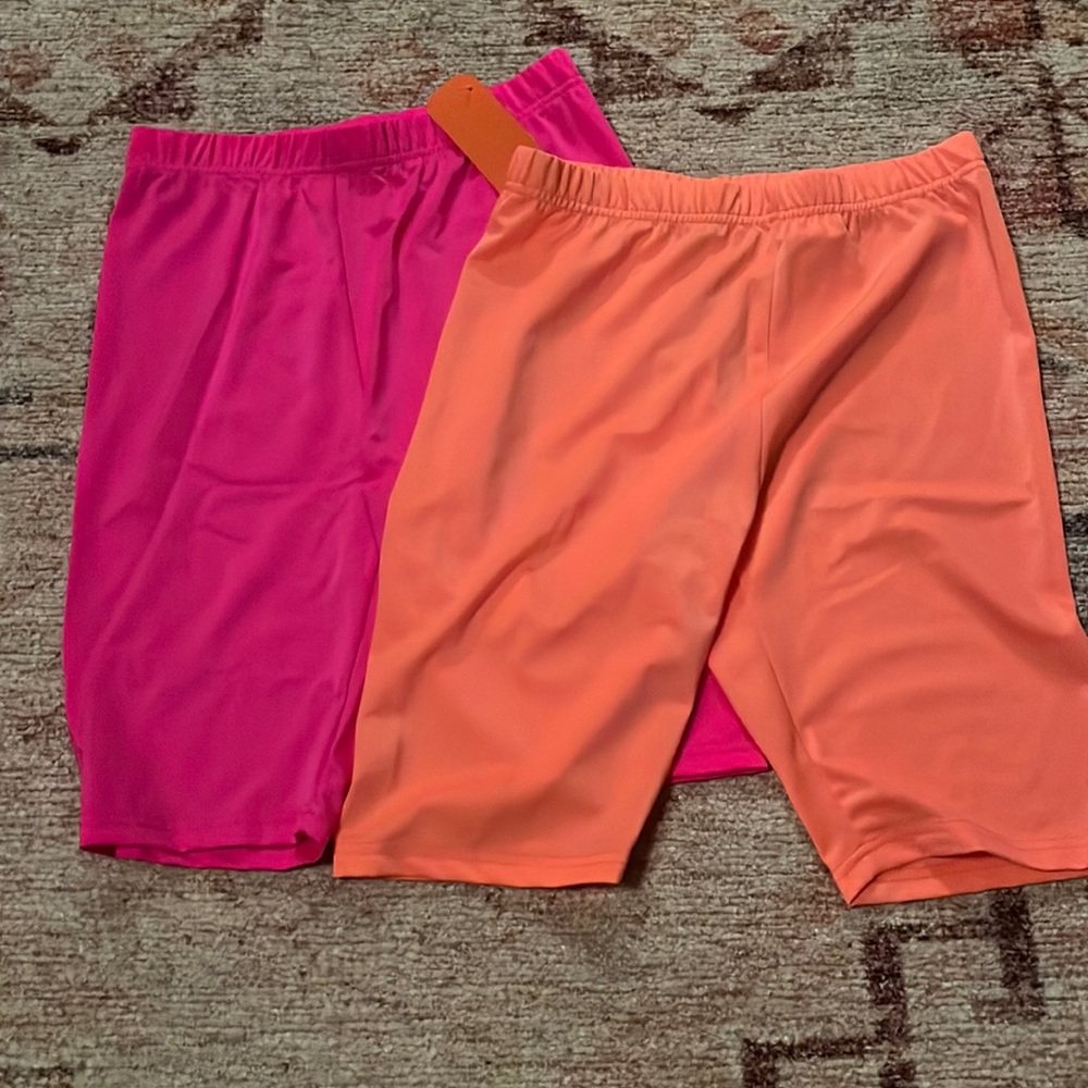 Amazon. Pink and orange. Size large.